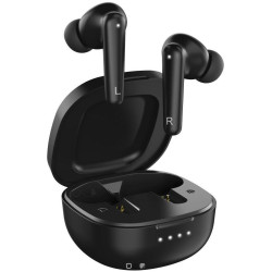 Casti Genius HS-M910BT True Wireless, intraauriculare, microfon, Bluetooth 5.0, USB C, negru