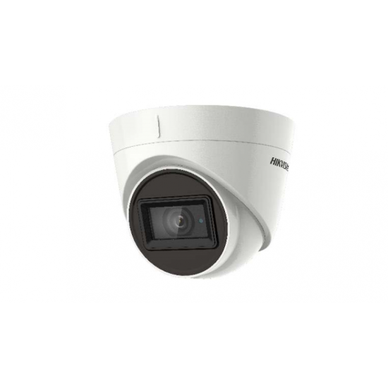 Camera supraveghere Hikvision Turbo HD turret DS-2CE78H8T-IT3F(2.8mm), 5MP, senzor: megapixel progressive scan CMOS, rezolutie: 2560 × 1944@ 20fps, iluminare: Color: 0.003 Lux@(F1.2, AGC ON), 0 Lux cu IR, lentila: 2.8mm, distanta IR: 60m, EXIR 2.0, smart Camera supraveghere Hikvision Turbo HD turret DS-2CE78H8T-IT3F(2.8mm), 5MP, senzor: megapixel progressive scan CMOS, rezolutie: 2560 × 1944@ 20fps, iluminare: Color: 0.003 Lux@(F1.2, AGC ON), 0 Lux cu IR, lentila: 2.8mm, distanta IR: 60m, EXIR 2.0, smart