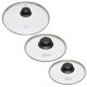 SET 3 CAPACE,STICLA,22/20/18 CM, VANORA HOME SET 3 CAPACE,STICLA,22/20/18 CM, VANORA HOME