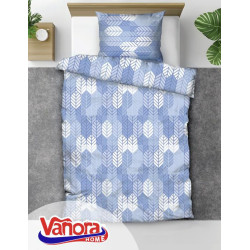 Set de pat single bumbac, 92 gsm, Arrow