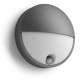 Aplica LED pentru exterior cu senzor de miscare Philips Capricorn, 6W (47W), 600 lm, lumina calda (2700K), IP44, 78x214mm, Antracit Aplica LED pentru exterior cu senzor de miscare Philips Capricorn, 6W (47W), 600 lm, lumina calda (2700K), IP44, 78x214mm, Antracit