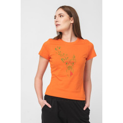 TRICOU  CERB FAMILIE FEMEI ORANGE-S