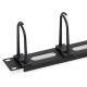TRITON Inele organizatoare de cabluri ,1U,5 x big click-in ring,oval holes TRITON Inele organizatoare de cabluri ,1U,5 x big click-in ring,oval holes