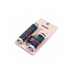 MANSOANE PIELE PEGAS G-311 COLOR, 33MM, 125MM(S)/90MM(D), LOGO LASER, INEL BLOCARE, EMBLEMA PEGAS METALICA