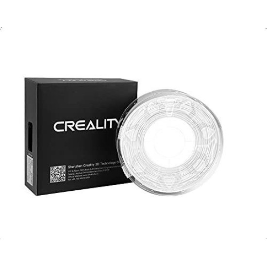 CREALITY CR PETG 3D Printer Filament, transparent, Printing temperature: 230-250°C, Filament diameter: 1.75mm, Tensile strength: 49MPa, Size of filament wheel: Diameter 200mm, height 66mm, hole diameter 53mm. Eco-friendly, odorless, non-toxic. Utilizare: CREALITY CR PETG 3D Printer Filament, transparent, Printing temperature: 230-250°C, Filament diameter: 1.75mm, Tensile strength: 49MPa, Size of filament wheel: Diameter 200mm, height 66mm, hole diameter 53mm. Eco-friendly, odorless, non-toxic. Utilizare: