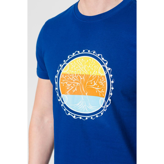 TRICOU ROATA FAMILIE BARBATI ROYAL BLUE-M TRICOU ROATA FAMILIE BARBATI ROYAL BLUE-M