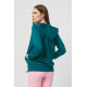HANORAC COTON CASUAL FEMEI PETROL-M HANORAC COTON CASUAL FEMEI PETROL-M