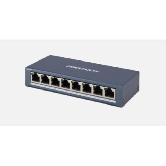 Switch Hikvision DS-3E0508-E(B), 8-port, fara management