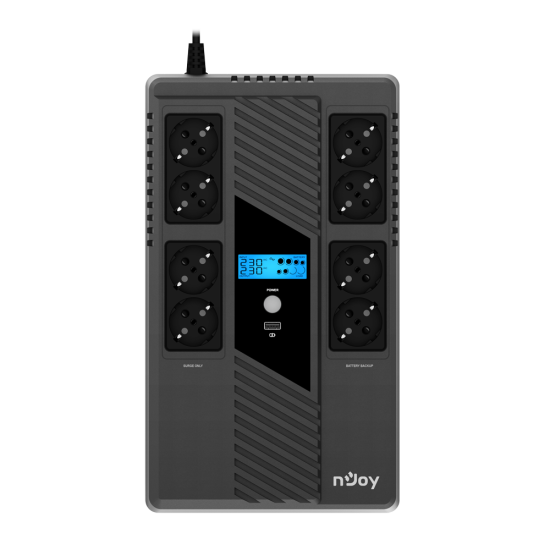 UPS nJoy Token 800 VA / 480 W Capacity 800 VA / 480 W UPS nJoy Token 800 VA / 480 W Capacity 800 VA / 480 W