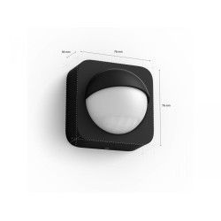 Senzor miscare pentru exterior Philips Hue 160°, instalare wireless, 2xAA, IP54