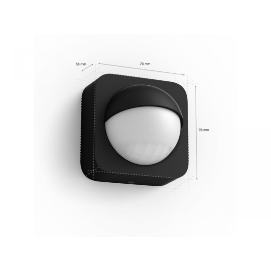 Senzor miscare pentru exterior Philips Hue 160°, instalare wireless, 2xAA, IP54 Senzor miscare pentru exterior Philips Hue 160°, instalare wireless, 2xAA, IP54