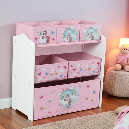 Dulap depozitare jucarii Unicorns,U-Grow Dulap depozitare jucarii Unicorns,U-Grow
