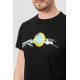 TRICOU CASUAL MANA BICICLETA BARBATI BLACK-XXL TRICOU CASUAL MANA BICICLETA BARBATI BLACK-XXL