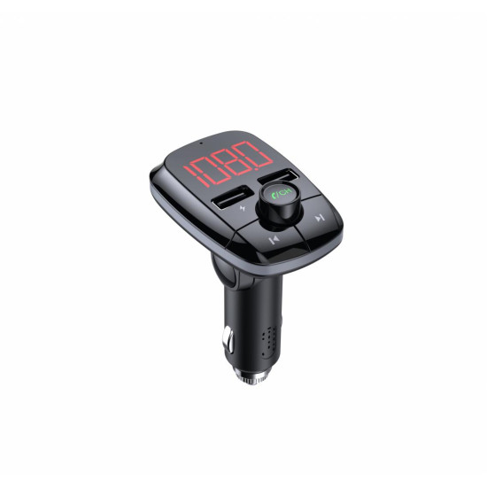 Modulator FM Serioux ABFM50, Bluetooth 5.0 , raza actiune de până la 5 m, voltaj intrare: 1x DC 12V/24V ,2 porturi USB: 1x USB DC5V 2.4A Max 1 x USB audio (pana la 32 GB), slot MicroSD (pana la 32 GB), format muzica: MP3/WMA/WAV, frecvența FM: 87.5MHz - 1 Modulator FM Serioux ABFM50, Bluetooth 5.0 , raza actiune de până la 5 m, voltaj intrare: 1x DC 12V/24V ,2 porturi USB: 1x USB DC5V 2.4A Max 1 x USB audio (pana la 32 GB), slot MicroSD (pana la 32 GB), format muzica: MP3/WMA/WAV, frecvența FM: 87.5MHz - 1