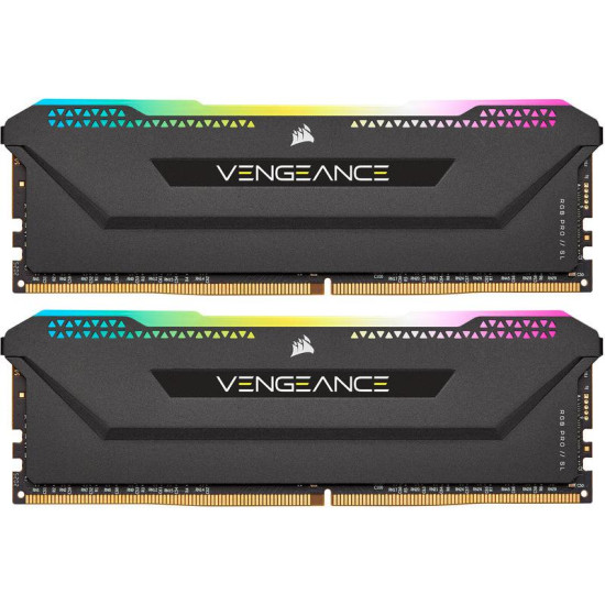 Memorie RAM Corsair Vengeance RGB PRO SL, DIMM, 16GB, DDR4, CL18, 3600MHz, kit of 2