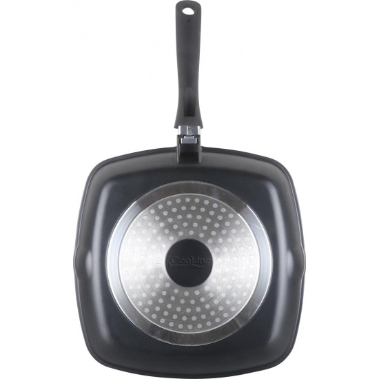 TIGAIE GRILL ALUMINIU + CAPAC 28 x 4.5 CM , DARK LINE, COOKING  BY HEINNER