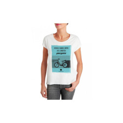 Tricou Pegas femei, model vehicule comode, rapide, utile sanatatii, marime M, culoare galben