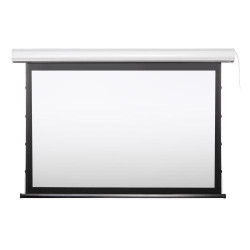 Ecran proiectie electric ESAC100, instalare perete/ tavan, margini de mascare negre pe 4 laturi, material pentru ecran lavabil, intretinere usoara, motor tubular silentios, consum redus de energie, Dimensiune zona de proiectie- 200 x 150 cm, Diagonala- 25