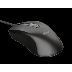 Mouse Trust Carve, USB Mouse, negru