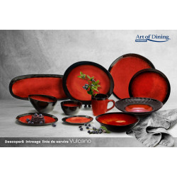 SET 6XFARF. DESERT CERAM. 20CM,VULCANO