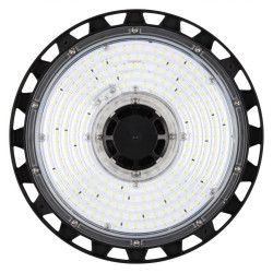 Corp LED industrial Ledvance HIGH BAY DALY GEN 3, 93W, 100-277V, 13000 lm, lumina neutra (4000K), IP65, Ø28cm, aluminiu/policarbonat, Negru