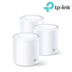 TP-Link AX1800 whole home mesh Wi-Fi 6 System, Deco X20(3-pack); Wireless Standards: IEEE 802.11a/n/ac/ax 5GHz, IEEE 802.11b/g/n/ax 2.4GHz, Signal Rate: 575 Mbps on 2.4GHz, 1200 Mbps on 5GHz, 1024QAM on 2.4GHz and 5GHz, 2 X 10/100/1000 Mbps RJ45 ports, Wo