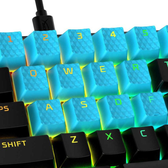 HP Gaming Keycaps Full set, HyperX Pudding, US Layout, Blue