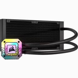 Corsair CPU Cooler H100I Elite Capellix XT Liquid  Cold Plate Material Copper Radiator Material Aluminum PWM Yes CORSAIR iCUE Compatibility Yes Tubing Length 400mm Coldplate Dimensions 56 x 56mm Tubing Material Black Sleeved Low-Permeation Rubber Radiator