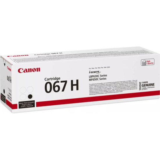Toner Canon CRG067HBK , black, capacitate 3130 pagini, pentru LBP-631 / LBP-631-cw / LBP-633 / LBP-633cdw / CRG-067Y / CRG067Y / MF-651 / MF- 651cw / MF-655 / MF-655cdw / MF-657 / MF-657cdw. Toner Canon CRG067HBK , black, capacitate 3130 pagini, pentru LBP-631 / LBP-631-cw / LBP-633 / LBP-633cdw / CRG-067Y / CRG067Y / MF-651 / MF- 651cw / MF-655 / MF-655cdw / MF-657 / MF-657cdw.