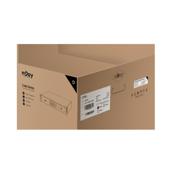 UPS nJoy Code 800, 800VA/480W, Frecventa: 50/60 Hz, Conectori: Intrare 1 x IEC-320 C14, Iesire 8 x IEC-320 C13, Port de comunicare: USB, Ecran LCD, AVR. UPS nJoy Code 800, 800VA/480W, Frecventa: 50/60 Hz, Conectori: Intrare 1 x IEC-320 C14, Iesire 8 x IEC-320 C13, Port de comunicare: USB, Ecran LCD, AVR.