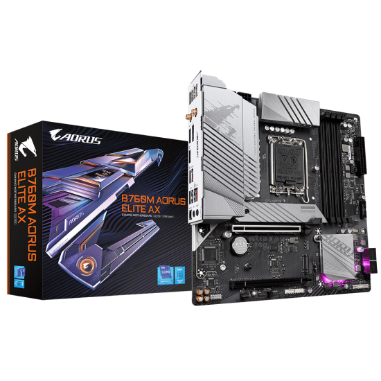 Placa de baza Gigabyte B760M AORUS ELITE AX LGA1700