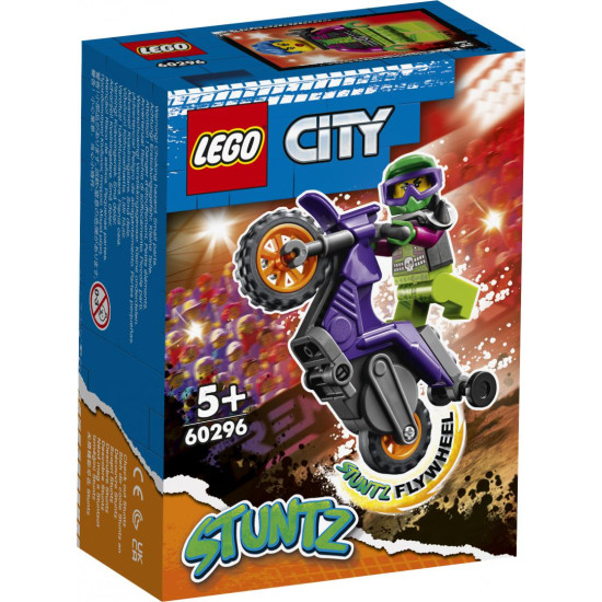 MOTO. CASCADORIE PT. WHEELIE, LEGO 60296 MOTO. CASCADORIE PT. WHEELIE, LEGO 60296
