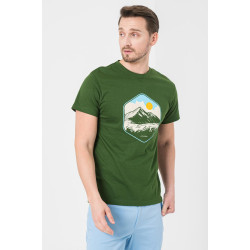 TRICOU CASUAL MOLDOVEANU BARBATI BOTTLE GREEN-XXL