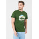 TRICOU CASUAL MOLDOVEANU BARBATI BOTTLE GREEN-XXL