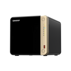 NAS QNAP 464 4-Bay, CPU Intel® Celeron® N5105/N5095 4-core/4-thread Processor, RAM 8 GB DDR4 (onboard, not expandable), HDD 4 x 2.5