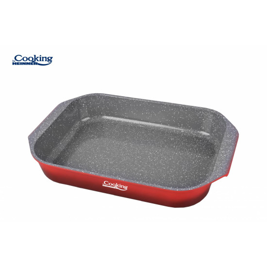 TAVA INALTA ALUMINIU 39.5x26CM, RED LINE TAVA INALTA ALUMINIU 39.5x26CM, RED LINE