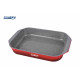 TAVA INALTA ALUMINIU 39.5x26CM, RED LINE TAVA INALTA ALUMINIU 39.5x26CM, RED LINE