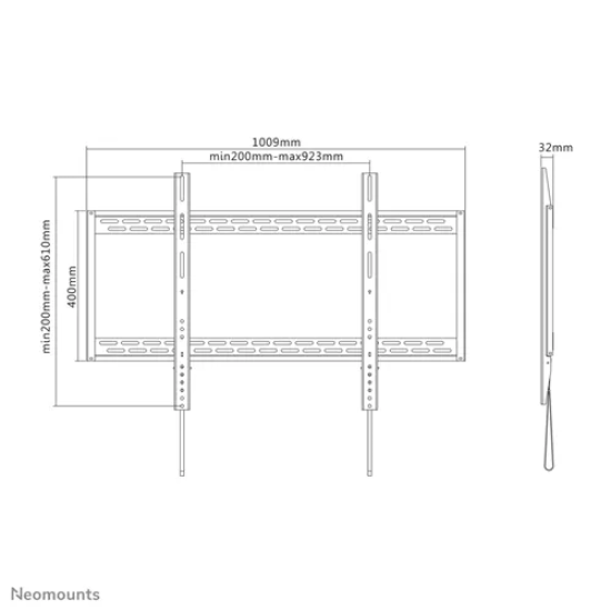 Suport TV de perete, Neomounts by Newstar LFD-W1000, Fix, 60 Suport TV de perete, Neomounts by Newstar LFD-W1000, Fix, 60