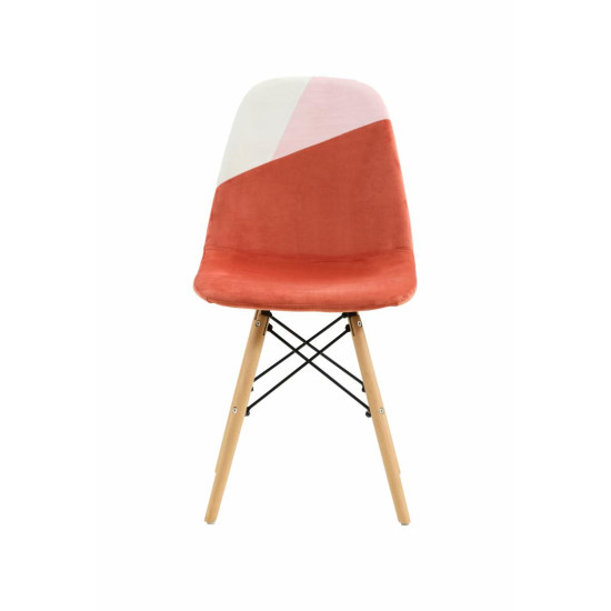 SET 2 SCAUNE STIL SCANDINAV - CORAL