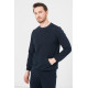 BLUZA COTON CASUAL BARBATI NAVY-XXL