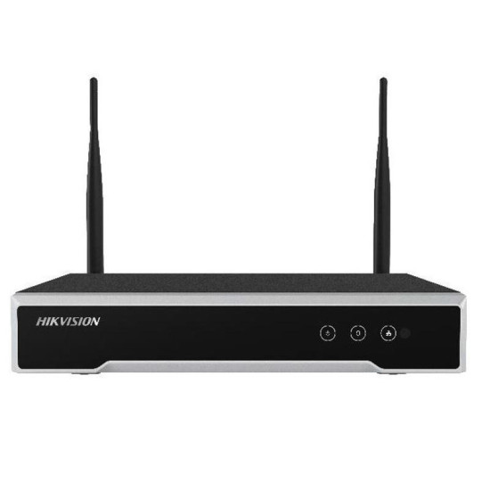 NVR 4 canale IP Hikvision DS-7104NI-K1/W/M(C), 4MP; rezolutie:4 MP/3 MP/1080p/UXGA /720p/VGA/4CIF/DCIF/ 2CIF/CIF/QCIF, Incoming/Outgoing bandwidth: 50/40 Mbps, decoding:4-ch@1080p (25 fps), 4-ch@4 MP (12 fps), compresie:H.265+/H.265/ H.264+/H.264, smart f