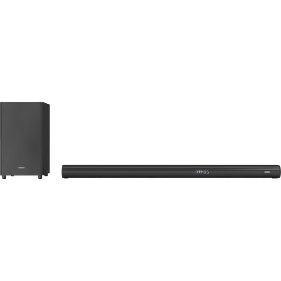 Soundbar Horizon Acustico HAV-H8700, 5.1.2, Dolby Atmos, 380W, Subwoofer Wireless, Negru