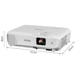 Proiector Epson EB-W06 (succesor EB-W05), 3LCD, 3700 lumeni, WXGA 1280* 800, 16:10, HD ready, 16.000:1, lampa 6.000 ore/ 12.000 ore Ecomode, dimensiune maxima imagine 320