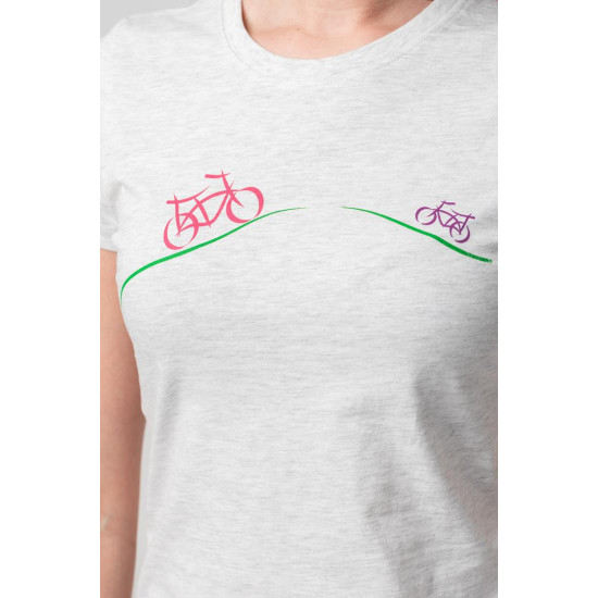 TRICOU CASUAL BICICLETE FAMILIE FEMEILIGHT GREY-L