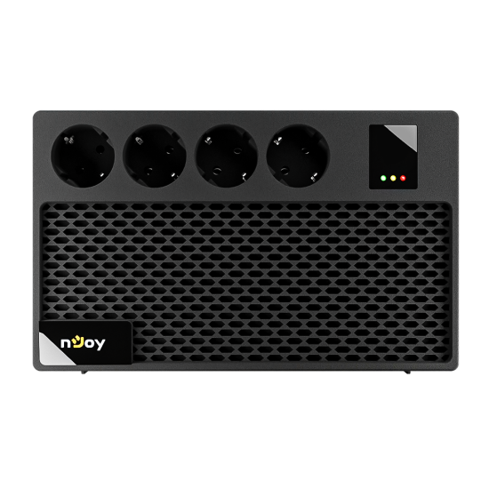 UPS nJoy Renton 650 Plus, 650VA / 360W, 4x prize Schuko conectate la baterie, fara display LCD, tensiune nominala de intrare 230V Caracteristici Stabilizator (AVR) de tip Boost and Buck Functie auto-restart la revenirea tensiunii electrice Functie de inc UPS nJoy Renton 650 Plus, 650VA / 360W, 4x prize Schuko conectate la baterie, fara display LCD, tensiune nominala de intrare 230V Caracteristici Stabilizator (AVR) de tip Boost and Buck Functie auto-restart la revenirea tensiunii electrice Functie de inc