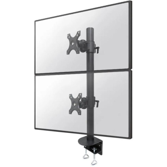 Suport Monitor de Birou Dublu, Neomounts by Newstar FPMA-D960DVBLACKPLUS, 17 Suport Monitor de Birou Dublu, Neomounts by Newstar FPMA-D960DVBLACKPLUS, 17