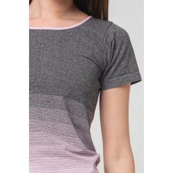 TRICOU PEGAS GREY PINK-XS