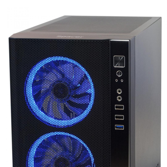 Carcasa Spacer Rainbow, ATX, MidTower, Gaming, fara sursa, sticla securizata, 4 x fan, USB 2.0 x 2, USB 3.0 x 1, mesh, fan controller (inclusiv RGB), telecomanda, „SPCS-GC-RAINBOW” Carcasa Spacer Rainbow, ATX, MidTower, Gaming, fara sursa, sticla securizata, 4 x fan, USB 2.0 x 2, USB 3.0 x 1, mesh, fan controller (inclusiv RGB), telecomanda, „SPCS-GC-RAINBOW”