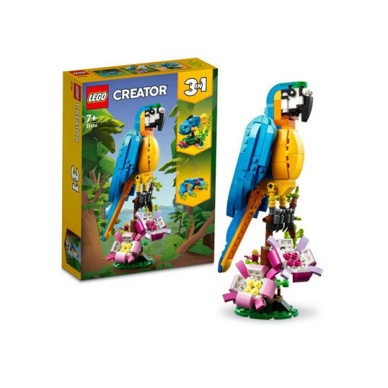 PAPAGAL EXOTIC 3IN1, LEGO 31136 PAPAGAL EXOTIC 3IN1, LEGO 31136