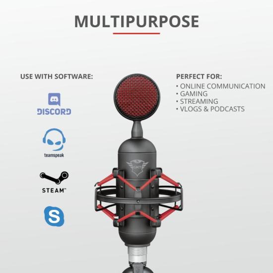 Microfon Trust GXT 244 Buzz USB Streaming